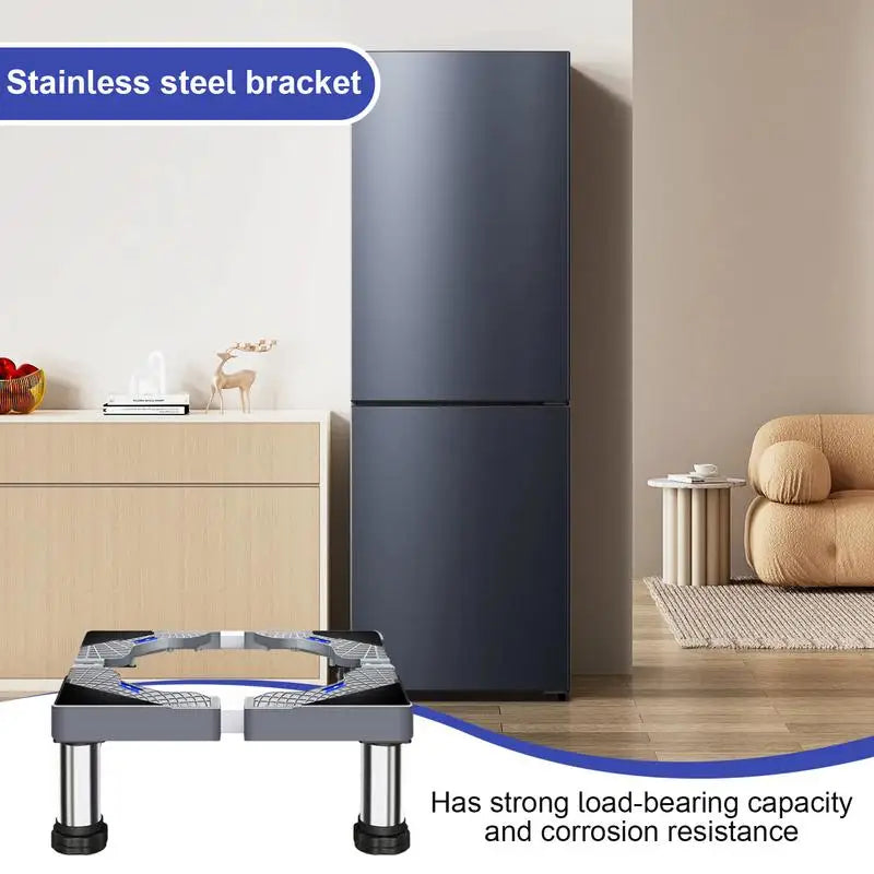 Heavy Duty Washer Stand Universal Stainless Steel Washer Dryer Stand Washing Machine Riser Heavy Duty Laundry Pedestal Oasis Select