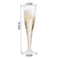 100pcs 5oz Disposable Cups Sparkling Champagne Bar Cups Plastic Champagne Flutes Clear Toasting Glasses for Weddings Party Oasis Select Clear 100pcs 100pcs