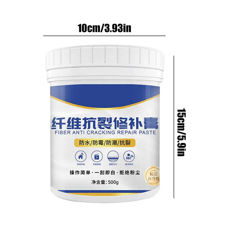 500g Long Lasting Waterproof Drywall Paste Wall Crack Repair Wall Mending Agent Putty for Indoor Home Kitchen Household Ceiling Oasis Select White