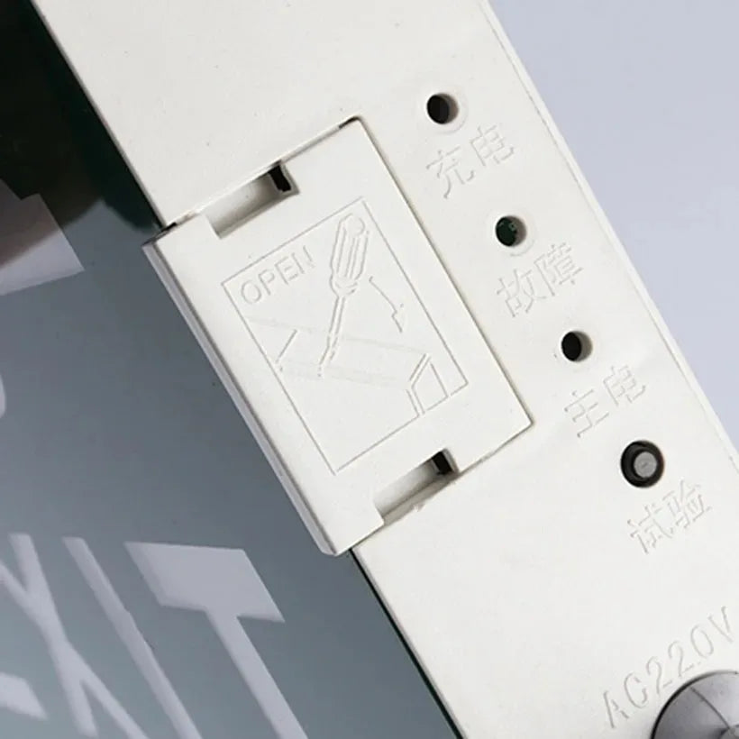 LED Emergency Exit Light Fire Safety Indicator AC200-240V