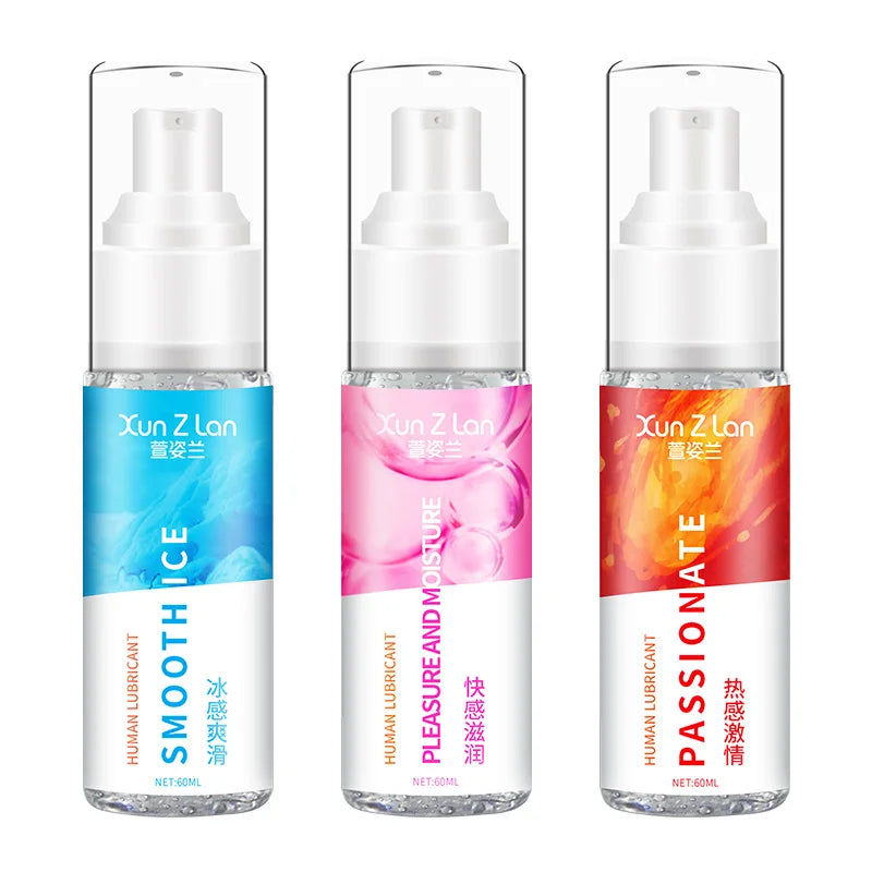 Cooling Lube & Warming Lube For Couples Intense Orgasm Gel 60ml Passion, Pleasure Moisture, Smooth Ice Lubricant For Vagina Anal Oasis Select