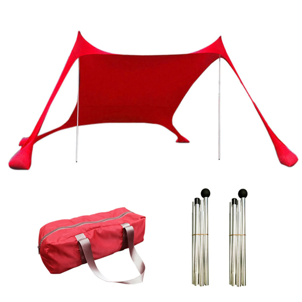 Outdoor Beach Tent Sun Shelter Camping Shades Tents Windproof One-piece Beach Canopy Tents UPF50+ Portable Family Tent For Bea Oasis Select