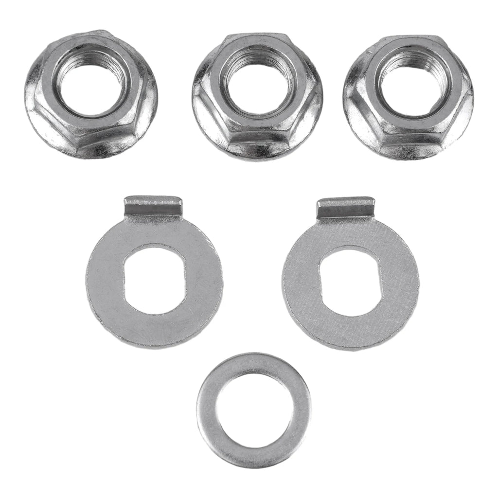 12mm steel hub motor nuts with safety washer for ebike front or rear motor replacement parts for electric bikes Oasis Select A