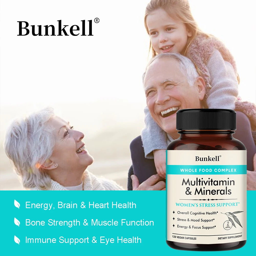 Bunkell Women's Multivitamin – Hair, Skin, Immunity & Energy Women's Multivitamin Oasis Select