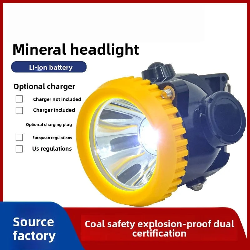 SHINEKNOT KL2.5LM Explosion-Proof LED Mining Headlamp 2500Lx