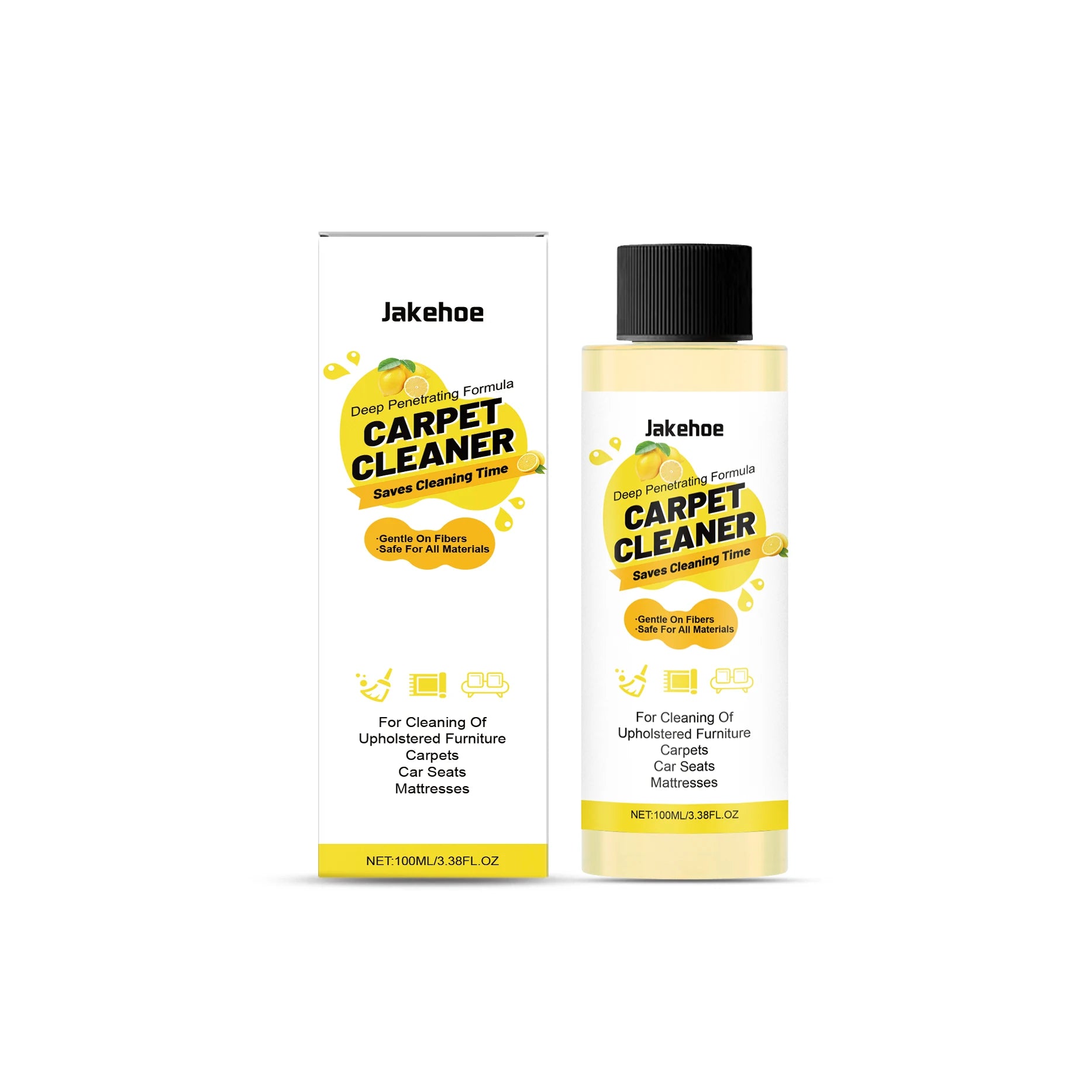 Carpet Cleaner for Fibers Eliminate Stubborn Stains Deodorization Odor Remover Effective Carpet Bubble Cleaner Foam for Fabric Oasis Select 100ml boxed