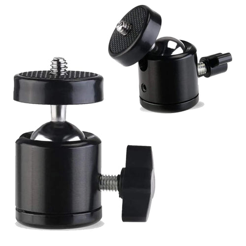 1/4" Hot Shoe Ball Head Adapter – DSLR, Action Cam & LED Mount Camera Mount Adapter Oasis Select Default Title