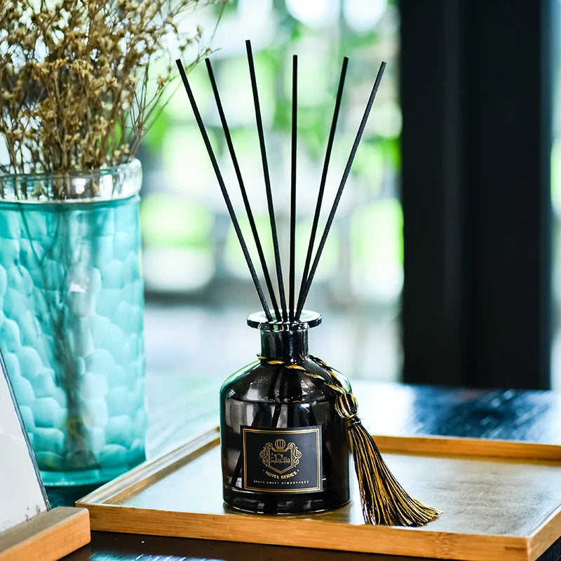 1 Bottle Reed Diffuser Sets with Fragrance Expanding Stick,Healton Shangri-La Hotel Aromatherapy Air Freshener Home Fragrance Oasis Select