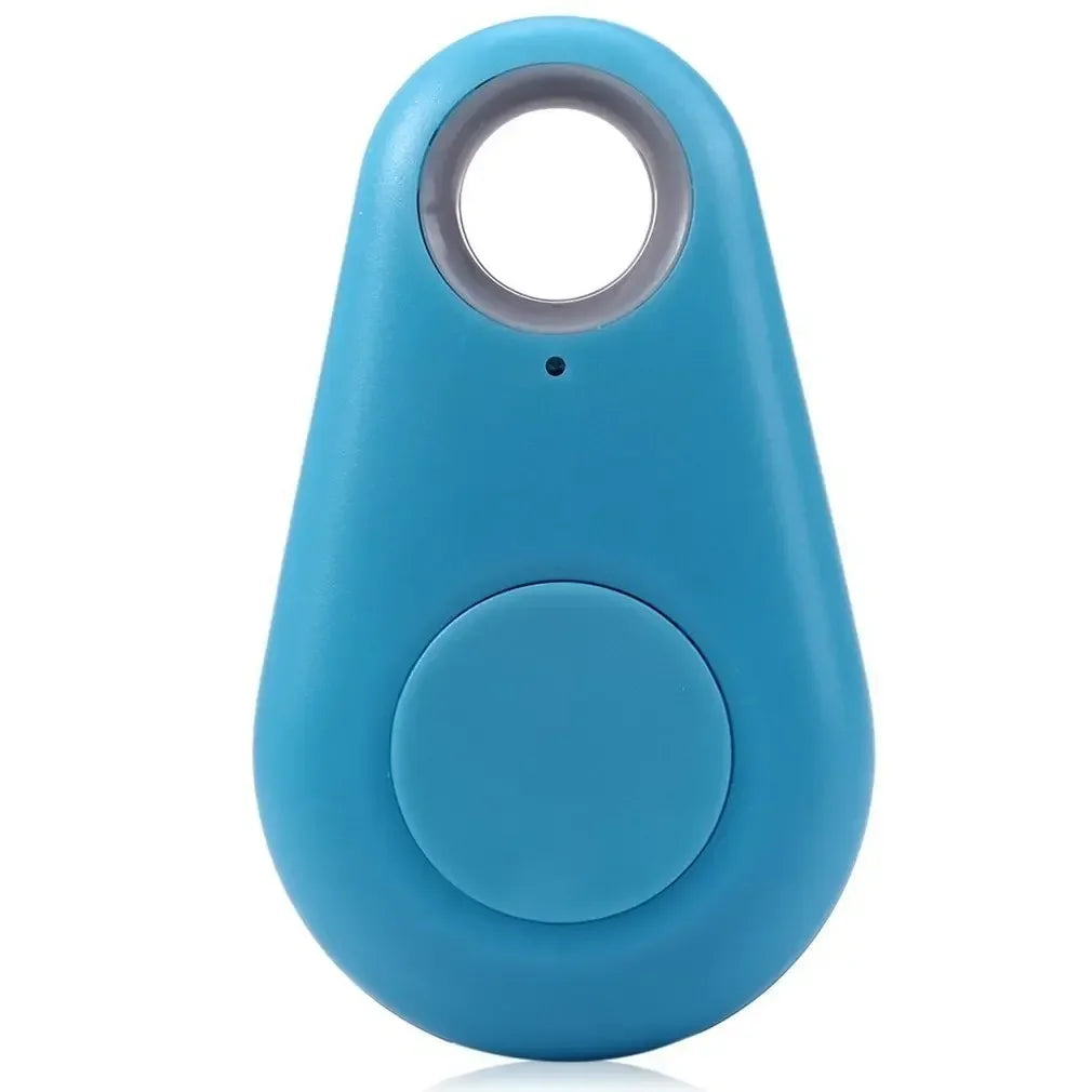 1PC Mini Fashion Smart Dog Pets Bluetooth 4.0 GPS Tracker Anti-lost Alarm Tag Wireless Child Bag Wallet Key Finder Locator Oasis Select blue