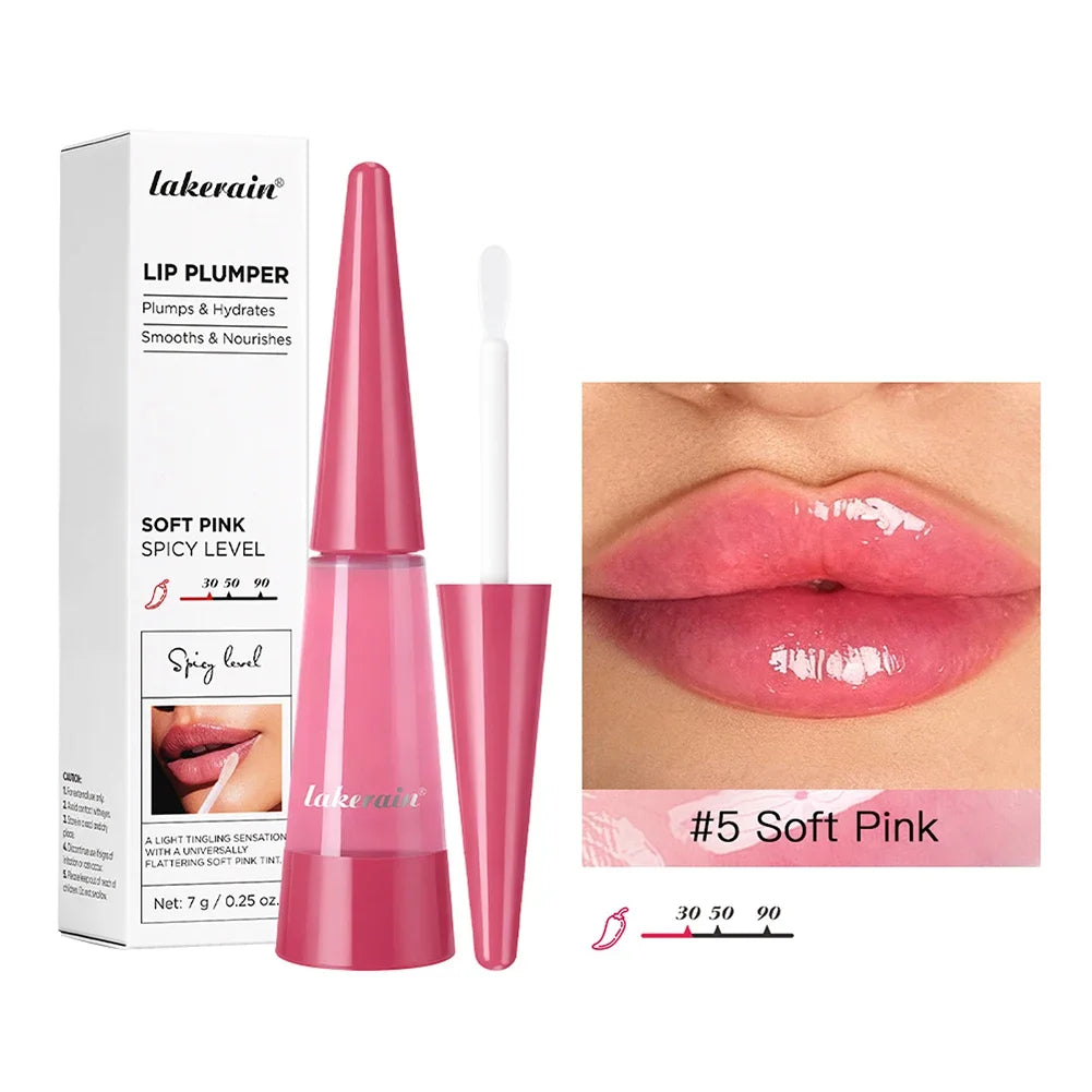 Lip Plumper Oil Non-greasy Lip Plumping Balm Moisturizing Dry Chapped Lips Shine Hydrating Exfoliating Nourishing Oasis Select 05