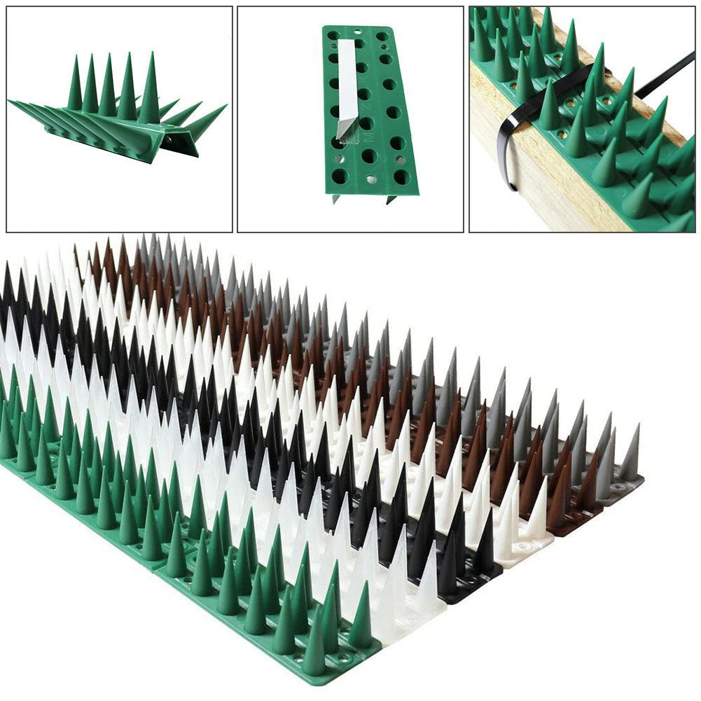 Plastic Bird & Cat Deterrent Spikes – Fence & Wall Security Bird Deterrent Spikes Oasis Select