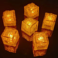 LED Glow Ice Cubes 12–48pcs | Flashing Light-Up Party Decor