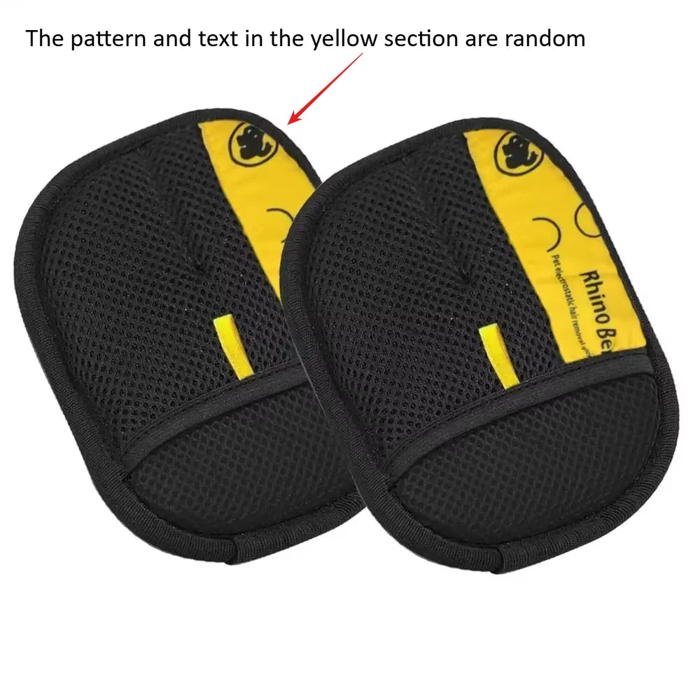 2Pcs Cat Grooming Glove for Brushing & Massage,Pet Hair Remover Gloves - Double-Sided Enjoy Combing, Remove Loose Hair FromPet Oasis Select As shown