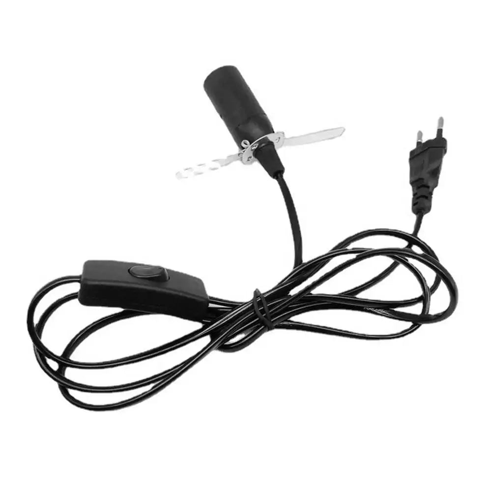 1.8m E14 Salt Lamp Cord with On/Off Switch & EU Plug