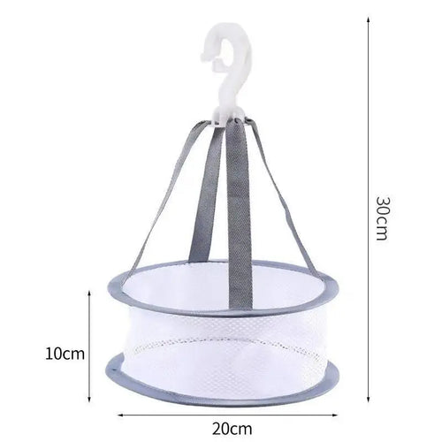1/2 Layer Home Foldable Mesh Clothes Basket Clothes Net Sweater Anti Deformation Flat Clothes Basket Socks Underwear Tool Oasis Select