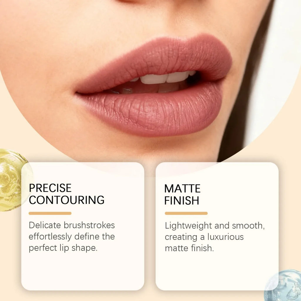 Matte Lip Liner Pencil – Multi-Color, Waterproof & Long-Lasting Lip Liner Pencil Oasis Select