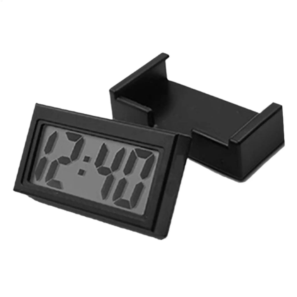 Adhesive Digital Watch Car Clock Small Stick On Clock Small Clock LED digital electronic clock car dashboard adhesive clock Oasis Select