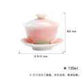 Tea Bowl Ceramic Three-talent Gaiwan Kung Fu Teacup Ceramic Tea Bowl Керамическая Чашка Oasis Select Three Talents Gaiwan