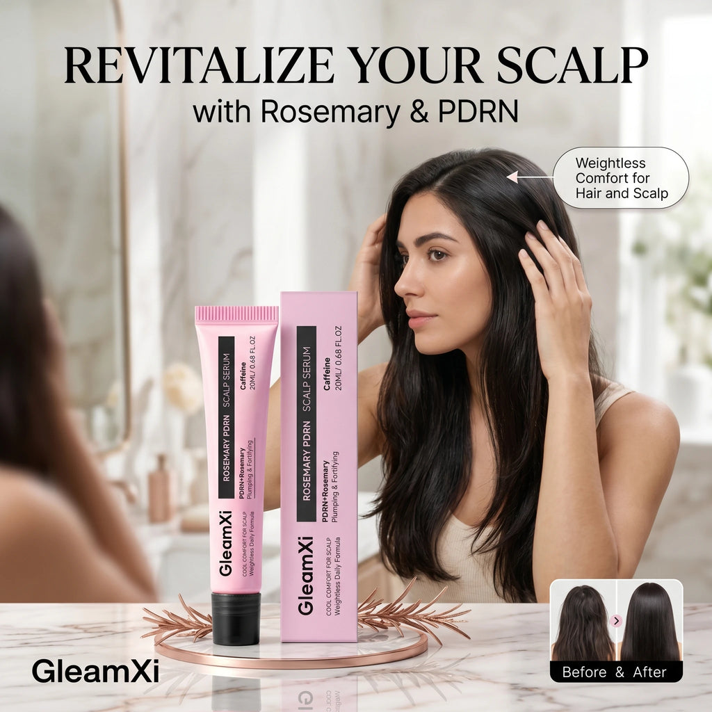 Gleamxi Rosemary PDRN Scalp Serum – Thickening & Root Nourish