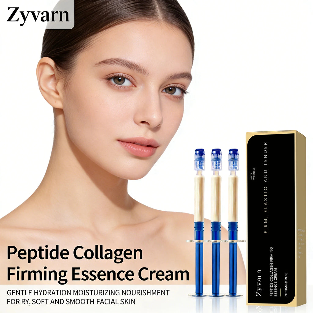 Peptide Collagen Firming Essence Cream Tightening Lifting Reduce Sagging Improve Dullness Skin Brightening Hydrating Face Care Oasis Select