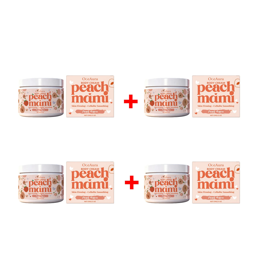 Peach Body Creams for Glowing Skin Nourishing Moisturizing Tightening Lifting Skin Smoothing Wrinkle Brightening Body Lotion Oasis Select 4pcs