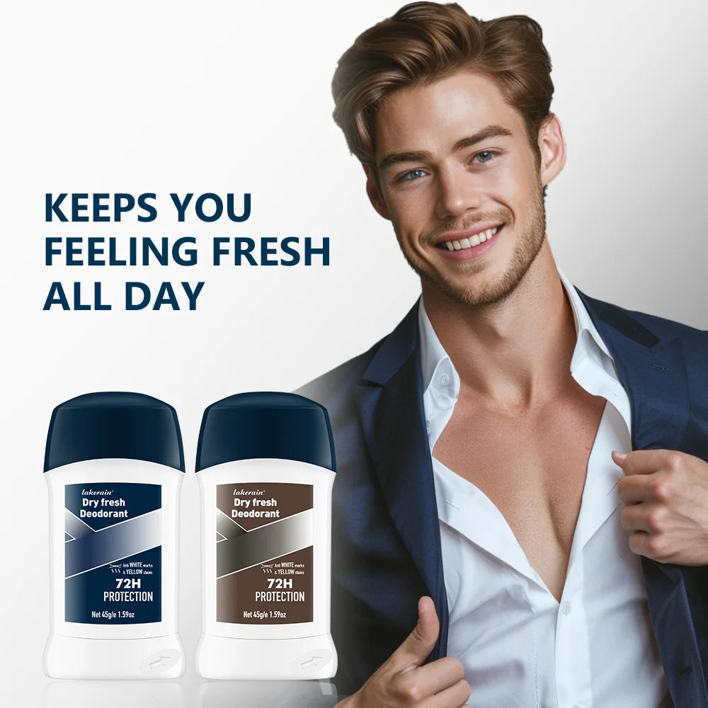 Lakerain UltraClear 72H Antiperspirant Deodorant Stick for Men