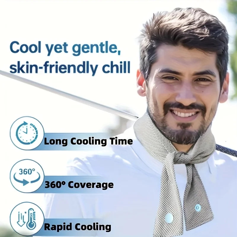 Cooling Ice Scarf, Ice Scarf, Sweat Wipe, Outdoor Ice Belt Sports Headscarf Cooling Ice Scarf Oasis Select
