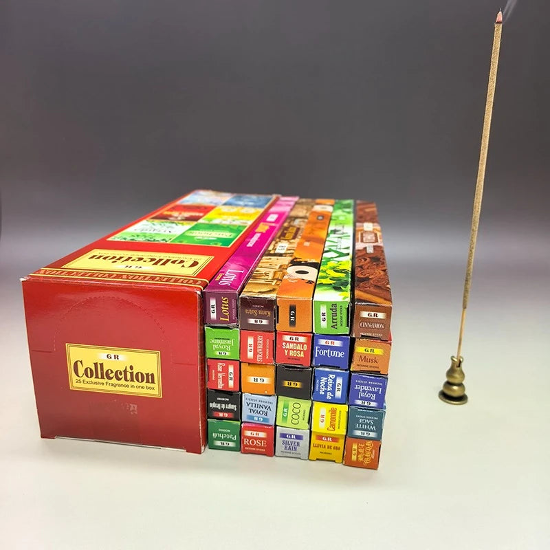 10/25 Boxes GR India Incense Sticks,natural White Sage Incense Stick,Lavender Sandalwood Rosemary Handmade Incenso Sticks Oasis Select