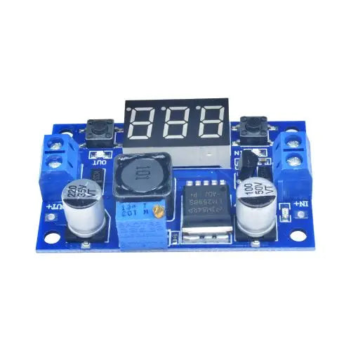 LM2596 DC Step Down Converter Voltage Regulator 4.0~40 to 1.25-37V Buck Adapter LED Display Voltmeter Adjustable Power Supply Oasis Select