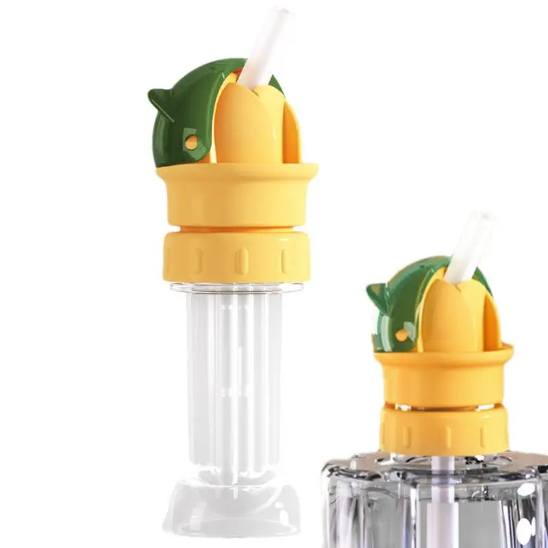 Water Bottle Top Adapter Silicone Bottles Top Spout Adapter Replacement Bottle Topper Spout Adapter for Most Standard Bottles Oasis Select