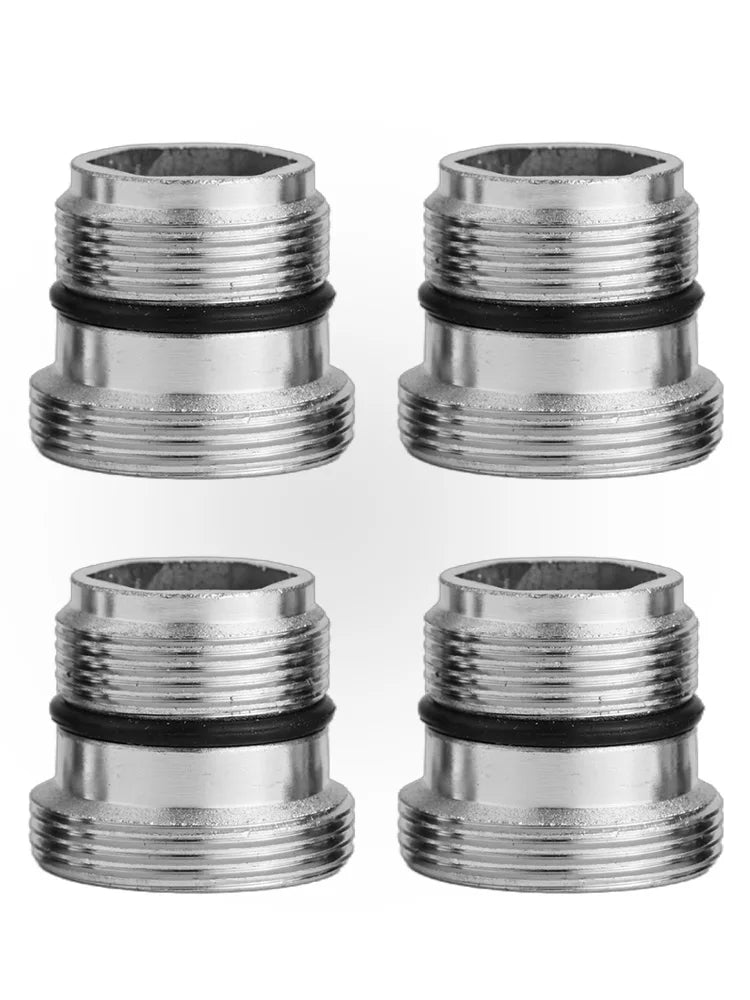 4pcs Kitchen Faucet Adapte Tap Adapters Aerator Connector With Rubber Seal.5 To M22 Male Thread Water Faucet Accessory Oasis Select