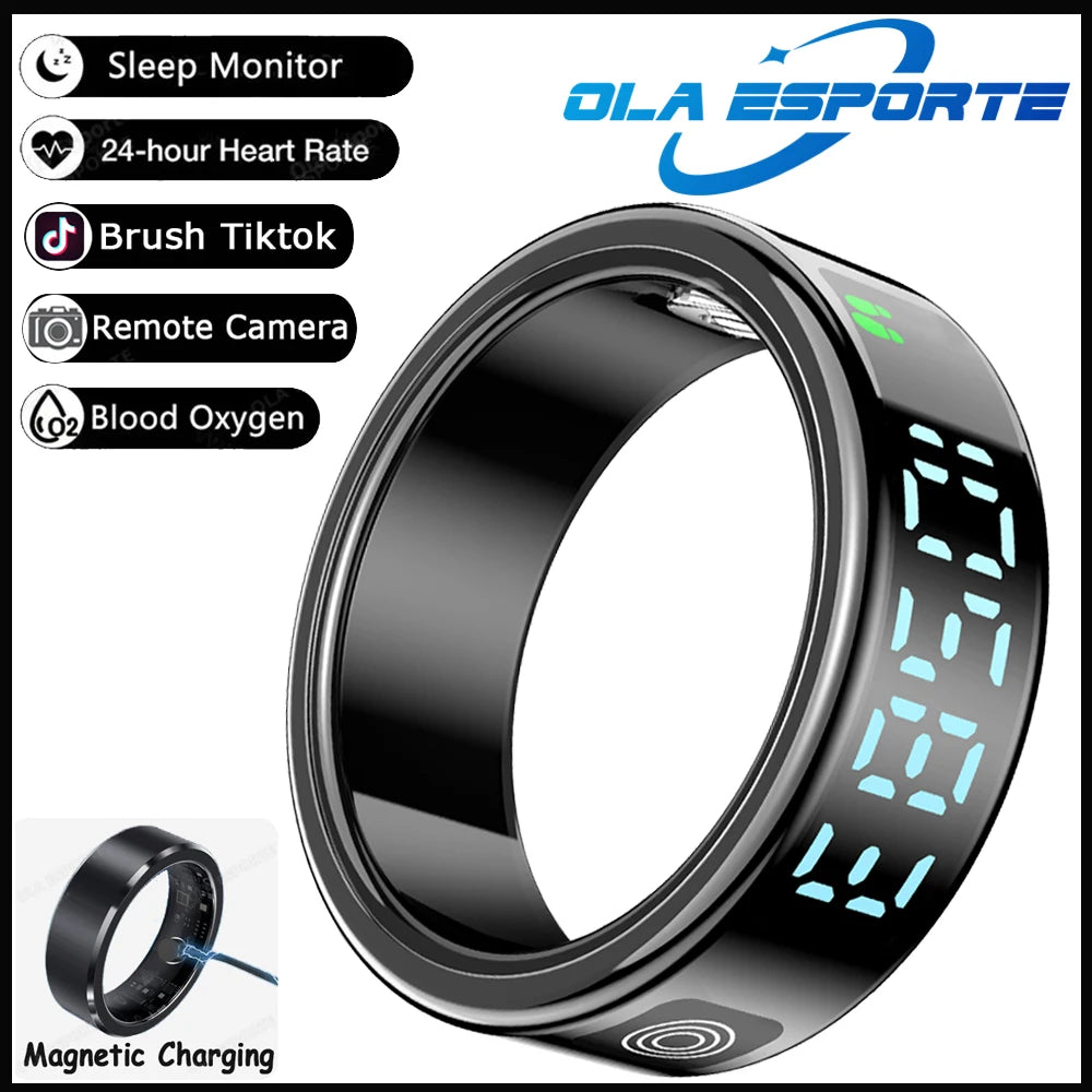 Smart Ring – Heart Rate, SpO2, Sleep Tracker & Gesture Control
