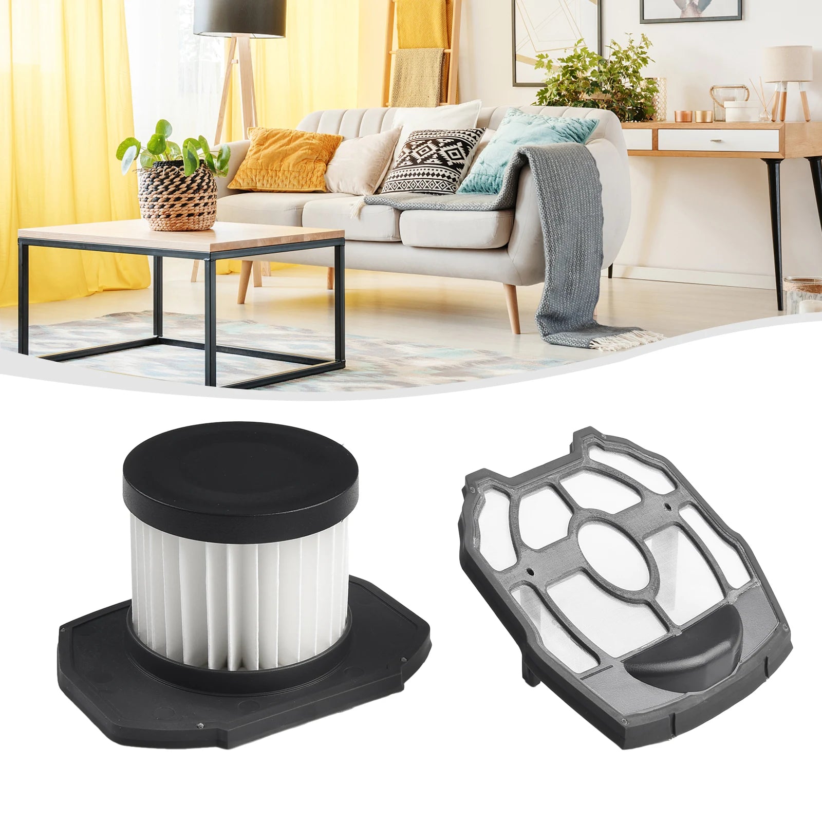Part Replacement Practical Home Cleaning Aspirator Filter Vacuum Cleaner Leach Black Number RAKSVF01 Plastic White Oasis Select