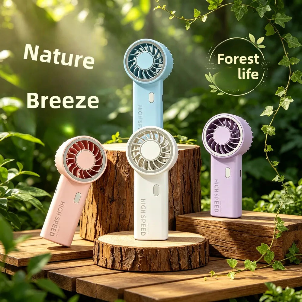 Handheld Fan Upgraded Portable Fan,Mini USBRechargeable Personal Fan, Outdoor Travel ,Suitable for summer beach and concerts Oasis Select