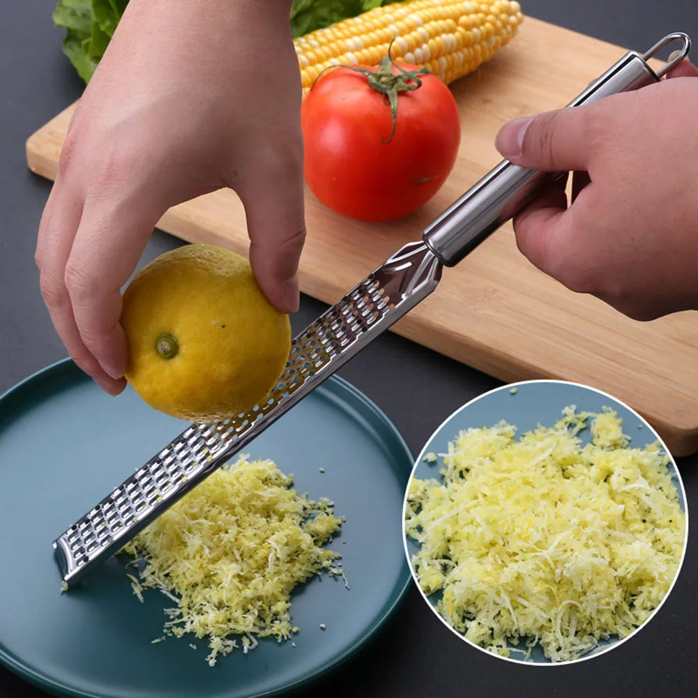20cm Stainless Steel Flat Grater – Cheese, Lemon & Spices Kitchen Grater Oasis Select