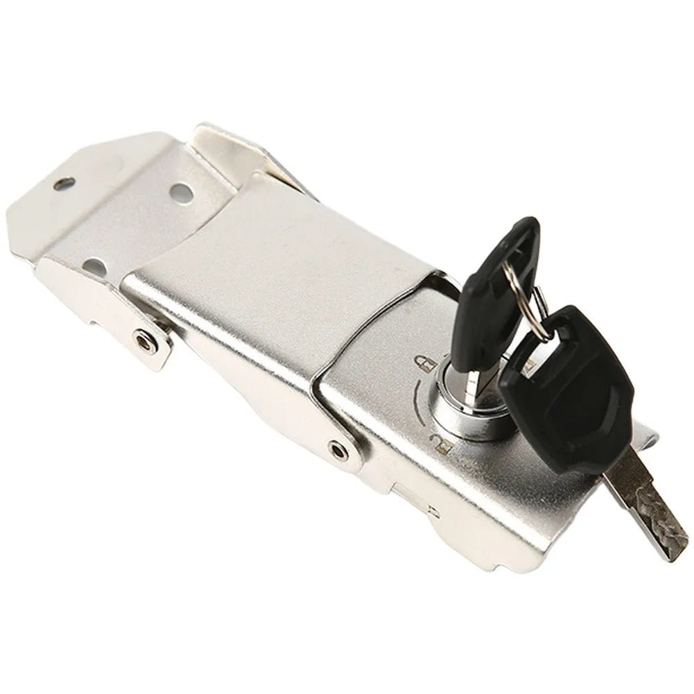 Stainless Steel Motorcycle Trunk Buckle Lock + 2 Keys Motorcycle Trunk Lock Oasis Select Default Title