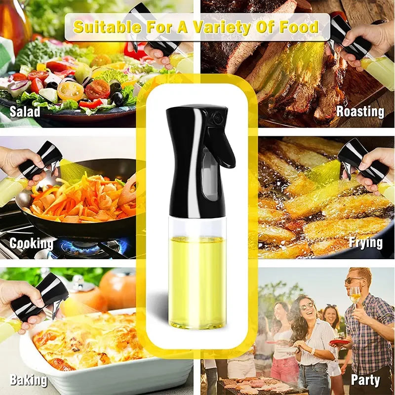 200/300/500ml Oil Spray Bottle BBQ Cooking Olive Oil Sprayer Kitchen Baking Oil Alcohol spray Empty Bottle Vinegar Bottle Oasis Select