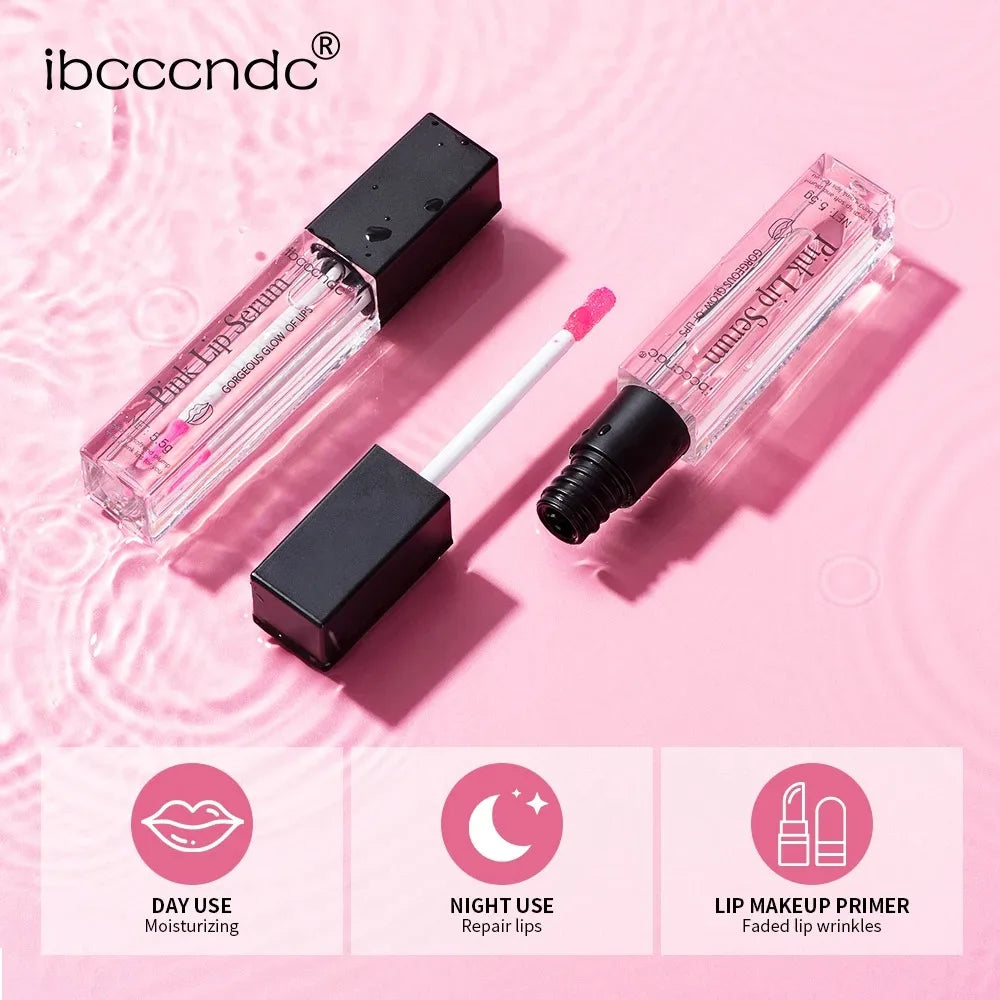 Natural Pink Serum Lips Pink Fresh Remove Dark Lips Gel Lightening Essence Cream Balm Repair Fine Line Brighten Lip Exfoliator Oasis Select