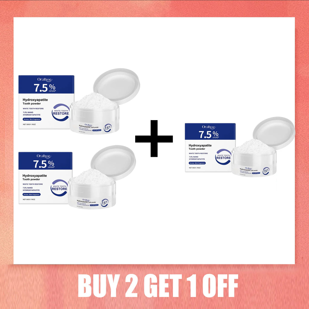 Dental Cleaning Powder Remove Plaque Stains Reduce Calculus Fresh Bad Breath Lasting Freshness Tooth Whitening Care Product 50g Oasis Select Buy 2 Get 1 Free