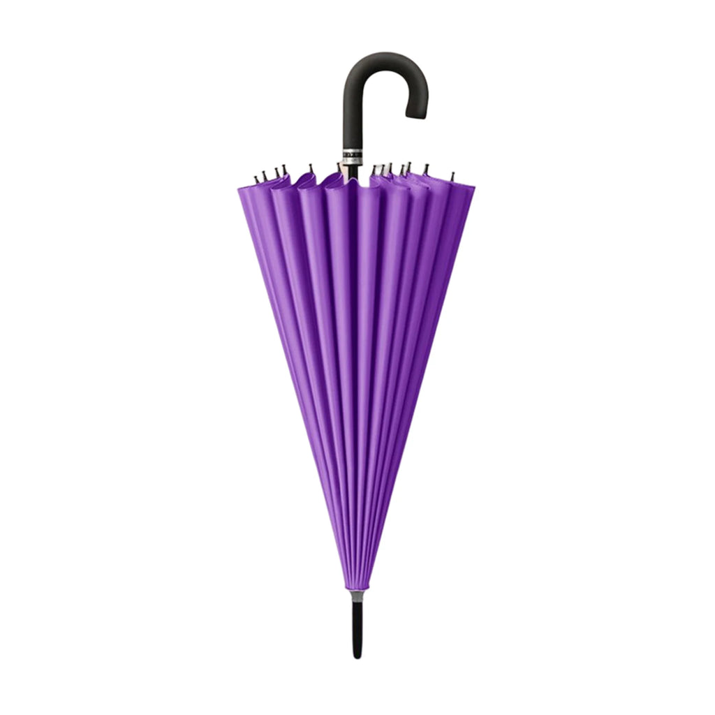 PEAKINBAGS 24-Rib UV Golf Umbrella – Large J Handle Windproof