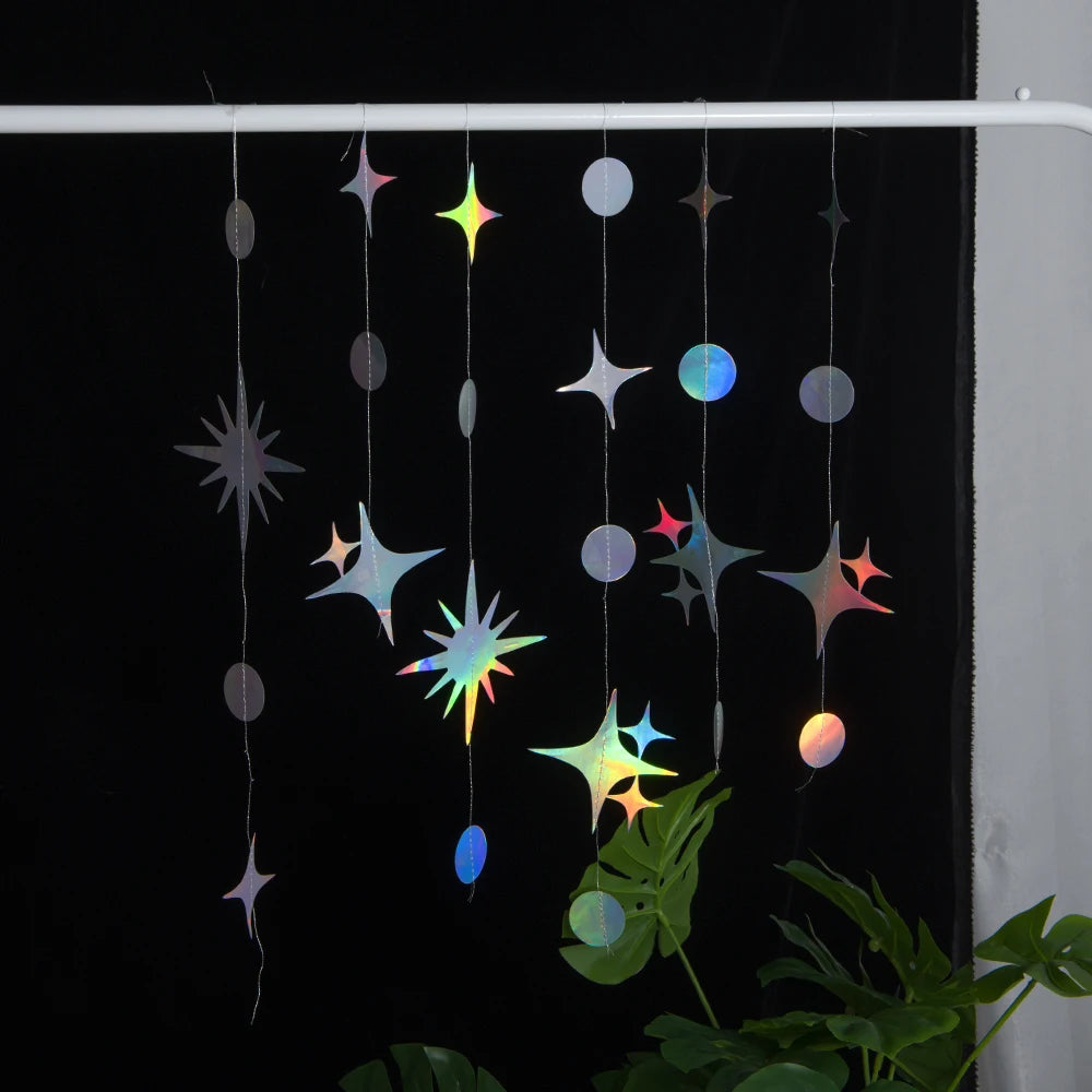 Star Hanging Decoration Pendant Set – Party & Wedding Decor