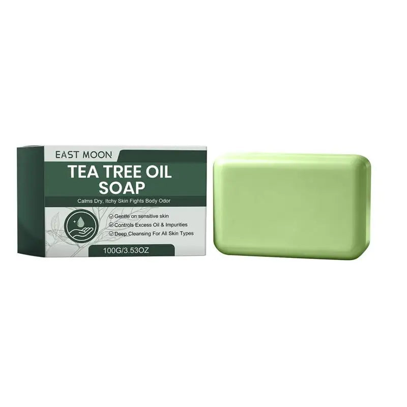 Tea Tree Oil Handmade Soap Cleansing Oil-controlling Facial Body Oasis Select