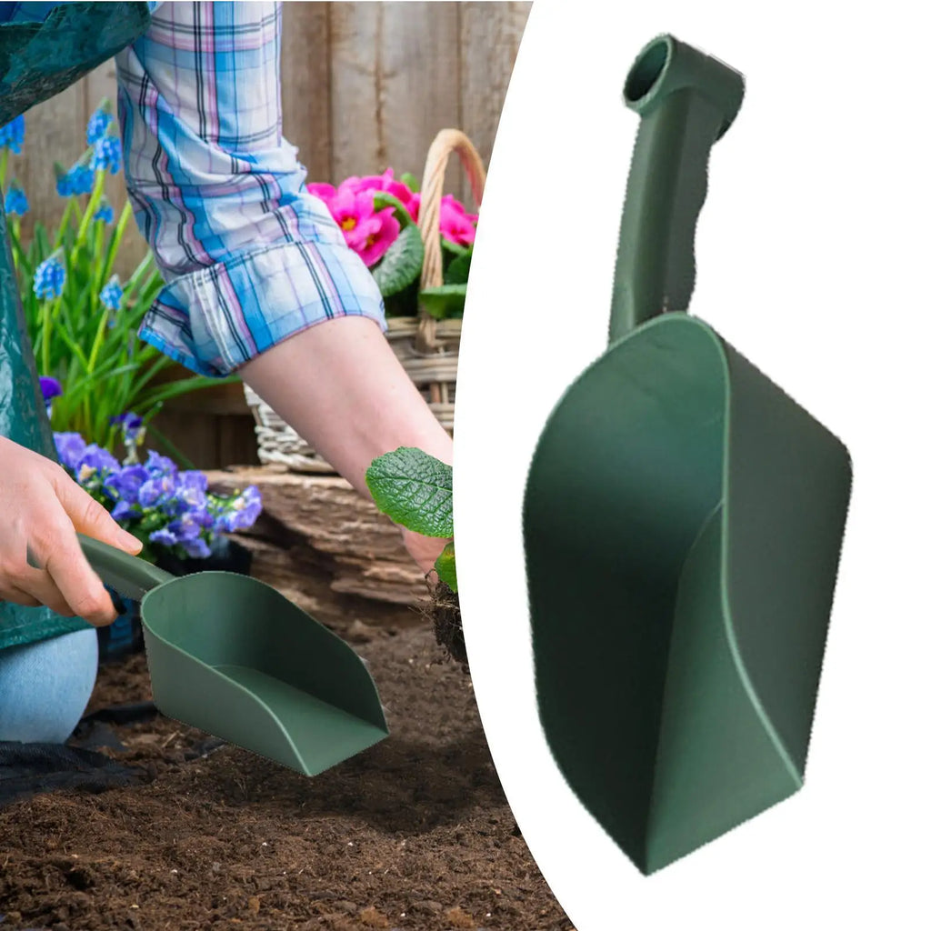 Multi-Function Garden Scoop Plastic Soil Shovel Spoons Handy Garden Scoop For Soil Compost Planting Re-Potting Digging Tools Oasis Select