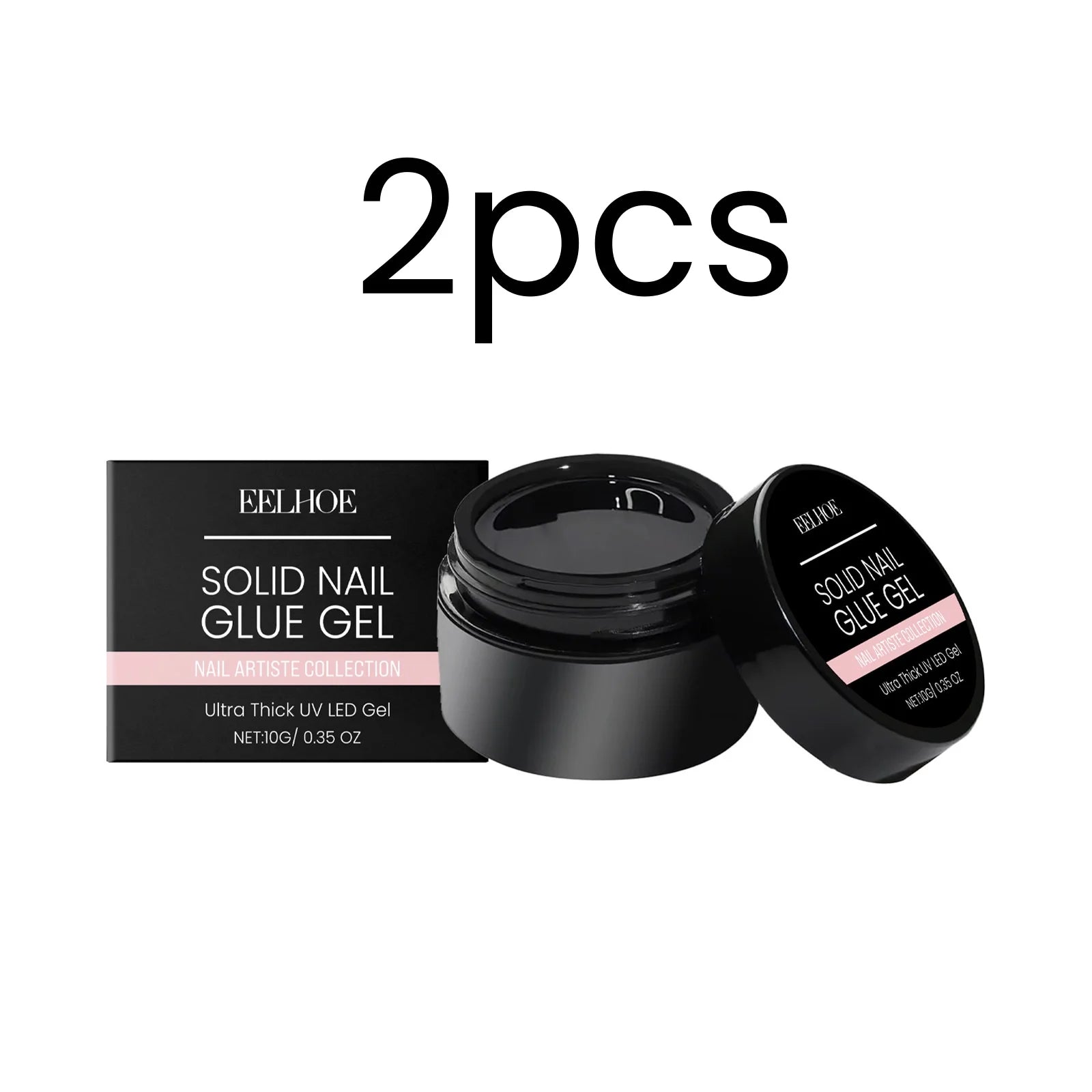 EELHOE Solid Nail Glue Gel – Strong Adhesion & Quick Drying Nail Glue Gel Oasis Select 2pcs
