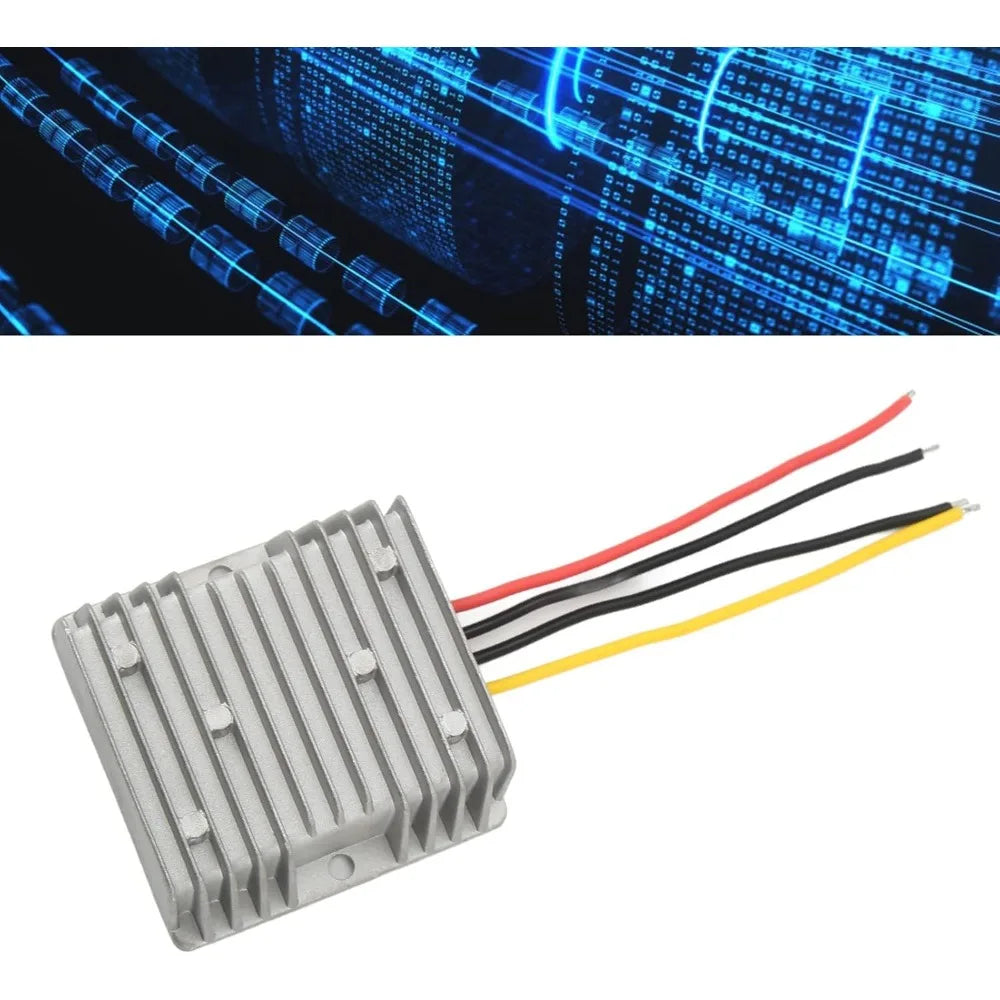 DC to DC Boost Converter 12V Step Up to 15V 10A 150W Waterproof Aluminum Shell Boost Converter Module for Car LED Strip Motor Oasis Select