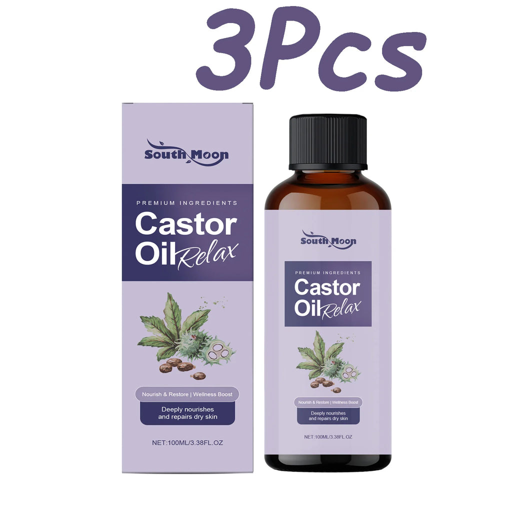 South Moon Castor Body Massage Oil – Nourishing & Firming 100ml Body Massage Oil Oasis Select 3Pcs 100ml