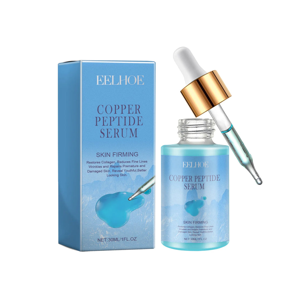 Eelhoe Copper Peptide Face Serum – Fine Lines & Repair 30ml Copper Peptide Serum Oasis Select 30 ml boxed