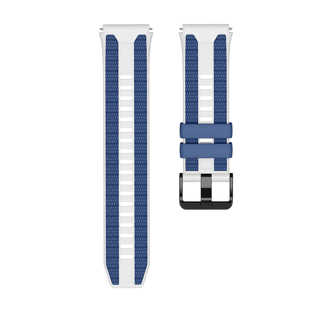 22mm Silicone Watch Band for Huawei Watch GT 6 5 4 – Unisex Silicone Watch Band Oasis Select White Blue 22mm