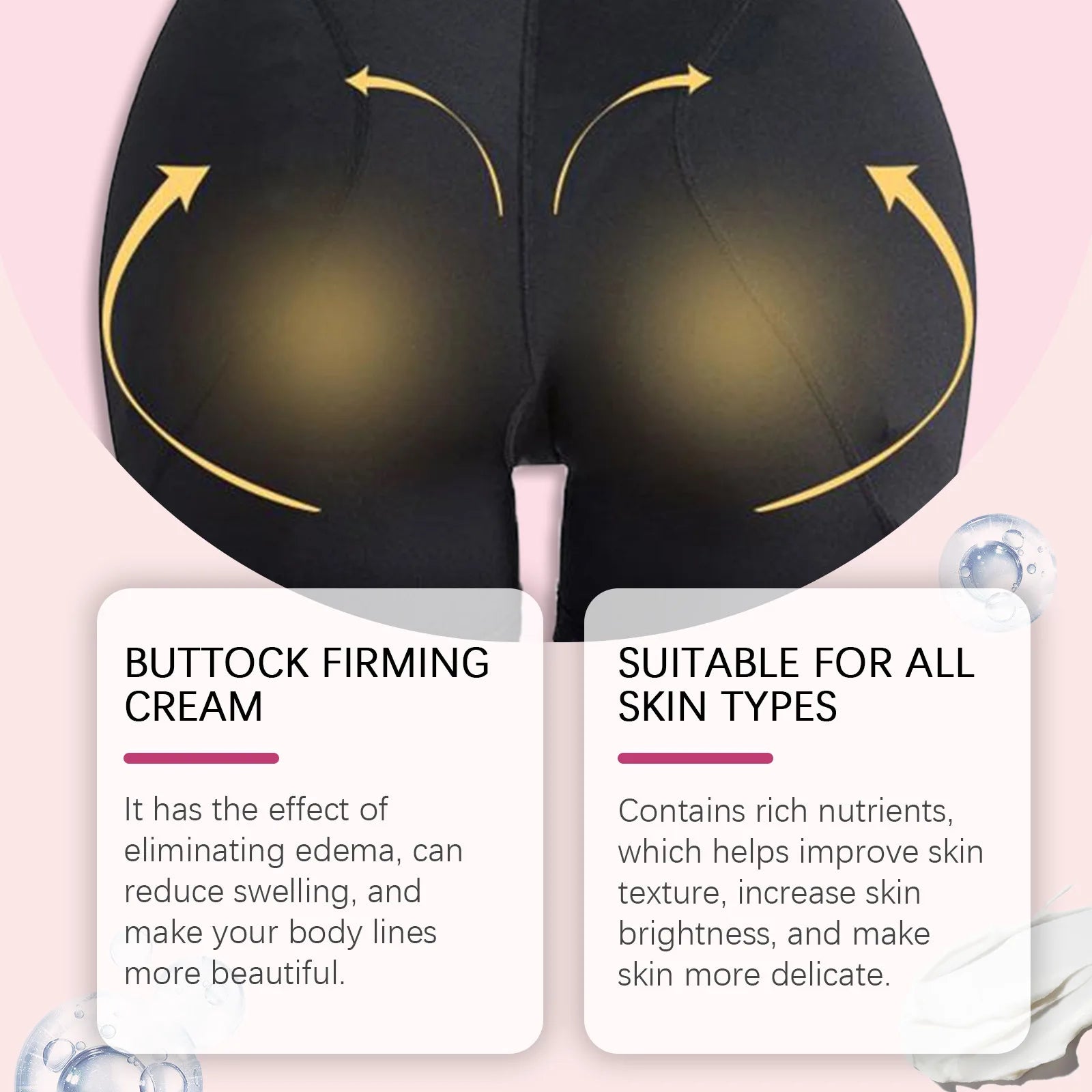 Buttock Firming Cream Lifting up Butt Firming Enhance Hip Growth Tightening Ass Shaping Anti Sagging Buttock Enlargement Cream Oasis Select