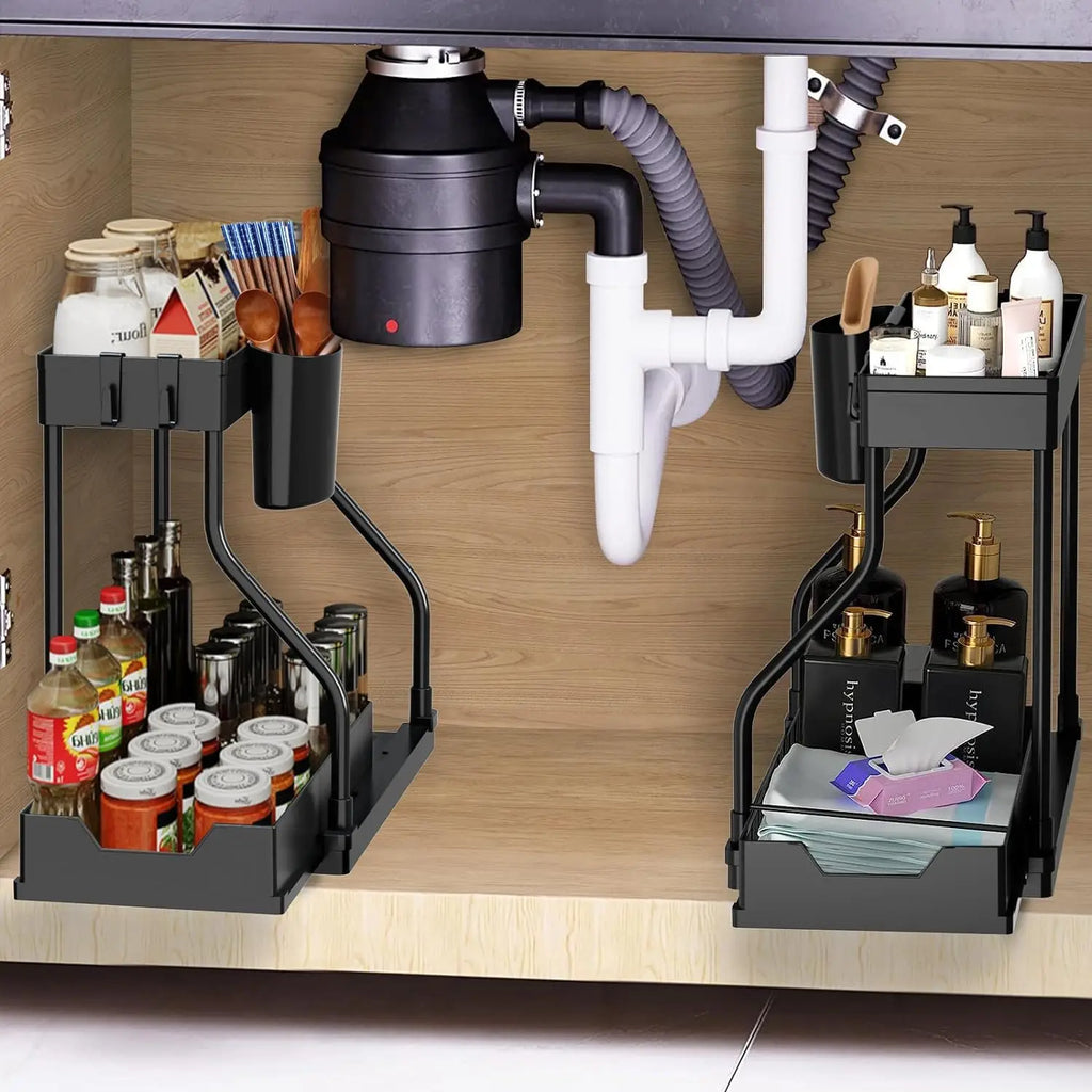 1PC Kitchen acceesories Bathroom accessories Storage organizer Under sink organizer Pull Out Shelf Spice rack organizer Oasis Select